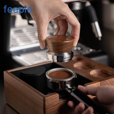 Feepie OCD san phẳng bề mặt cà phê hình chóp núi gỗ Hồ Đào