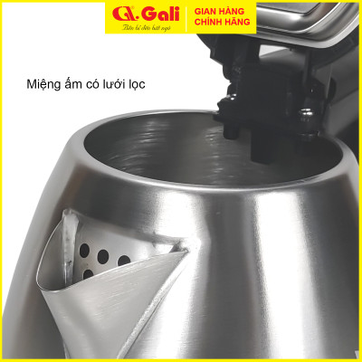 Bình Đun Siêu Tốc GALI GL-0018C GL-0025 GL-0012A GL-0050 GL-0017C GL-0018I GL-17X GL-18F GL-18K GL-18E dung tích từ 1,2 lít - 5 lít, Inox (SUS 304) , không bị phôi nhiễm, bảo hành chính hãng