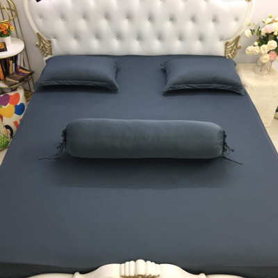 Bộ Drap gối  Thun Hàn Quốc 4 món { drap và 3 áo gối}