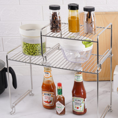 Kệ inox để đồ đa năng, kệ inox nhà bếp (1cái) - có 3 size lựa chọn