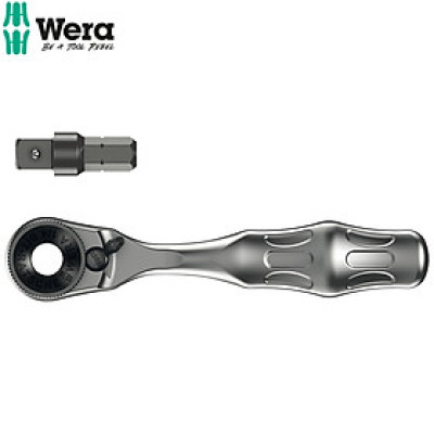 Cần xiết tròng cóc 8001 A Zyklop Mini 1 Bit Ratchet, 60 răng Wera 05073230001