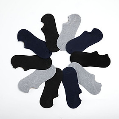 Combo 10 đôi tất lười nam ALLPUR chống tuột gót khử mùi thoáng khí siêu êm