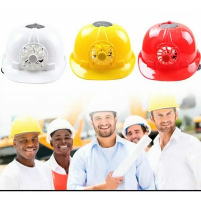 MŨ BẢO HỘ LAO ĐỘNG ĐỘI ĐẦU CÓ QUẠT GIÓ LÀM MÁT TRỰC TIẾP NĂNG LƯỢNG BẢO VỆ AN TOÀN CHO MỌI NGƯỜI