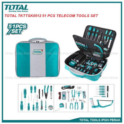 BỘ 51 CÔNG CỤ VIỄN THÔNG TOTAL TKTTSK0512 - HÀNG CHÍNH HÃNG