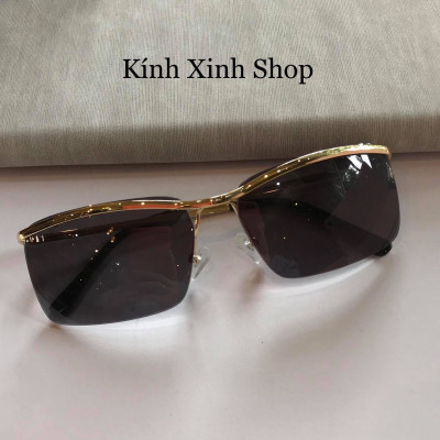 Kính Râm Nam Amor Nửa Viền 14K Gọng Nhỏ Cao Cấp Fullbox Phụ Kiện