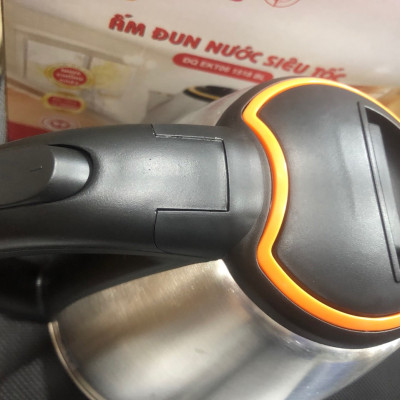 Ấm đun nước siêu tốc Điện Quang ĐQ EKT06 1518 BL (1500W, 1.8L, inox 201, nhựa PP màu đen) - Hàng chính hãng