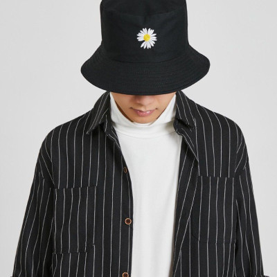 Mũ Vành Nhỏ, Mũ Bucket Hoa Cúc, Mũ Bucket Cụp Phong Cách Swag Siêu Xinh MD07