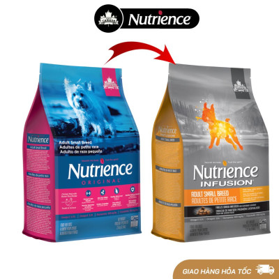 Thức Ăn Cho Chó - Size Nhỏ Trưởng Thành Trên 12 Tháng Nutrience Original Bao 2,5kg - Thịt Gà, Rau Củ, Trái Cây