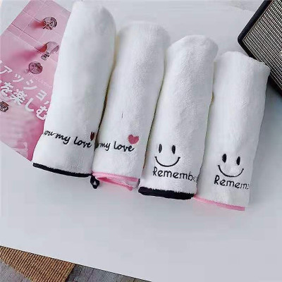 Bộ 3 khăn ủ tóc quấn đầu nhanh khô, thêu chữ đẹp (Giao màu ngẫu nhiên, nhiều màu)