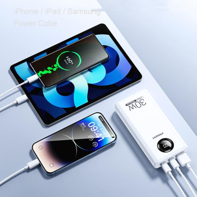 Sạc Dự Phòng Pisen Quick Power Cube 30W 20000mAh