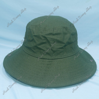 Nón tai bèo rộng vành nam thêu lá cờ Việt Nam, chất liệu vải kaki oát mát mẻ, bền chắc - Dùng khi làm việc ngoài trời - Hạnh Dương