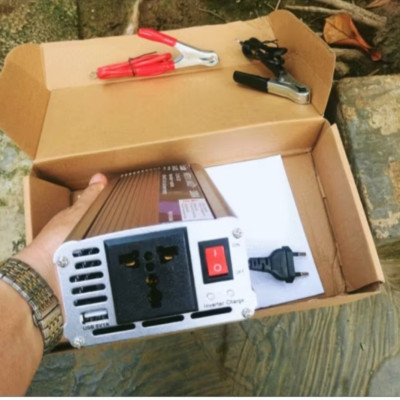 BỘ KÍCH ĐIỆN TỪ 12V LÊN 220V 1000W KIÊM SẠC BÌNH ẮC QUY CAO CẤP CHO MỌI NHÀ