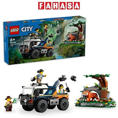 Đồ Chơi Lắp Ráp Xe Địa Hình Cứu Hộ Động Vật - Jungle Explorer Off-Road Truck - Lego City 60426 (314 Mảnh Ghép)