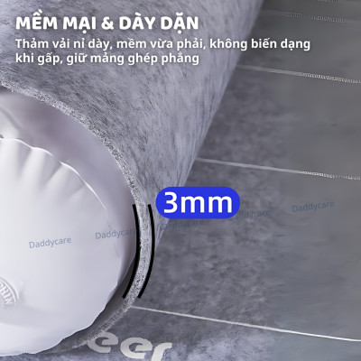 Thảm xếp hình trải sàn Mideer Puzzle Blanket Set, thảm lót nỉ dày dặn