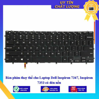 Bàn phím cho Laptop Dell Inspiron 7347 Inspiron 7353 có đèn nền  - Hàng Nhập Khẩu New Seal