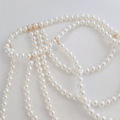 Belt xích ngọc trai phụ kiện thắt lưng belt váy sang chảnh nổi bật phối đồ đa phong cách sang chảnh