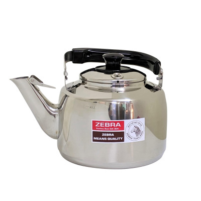 Ấm đun nước cao cấp, bằng Inox, 2,5 lít, có còi, chính hãng Zebra (Classic - 113518)