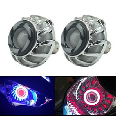 1 ĐÈN LED STOP HẬU BI CẦU LỐC XOÁY HIỆU ỨNG MÀU SẮC CỰC ĐẸP LẮP XE MÁY ÔTÔ