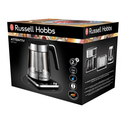 Ấm đun siêu tốc pha trà Russell Hobbs 26200-70 Attentiv - Hàng chính hãng nhập khẩu