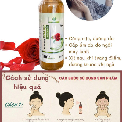 XỊT KHOÁNG THẢO MỘC THIÊN NHIÊN MẸ KEN 100ML- cấp ẩm da, dưỡng da, chống nắng