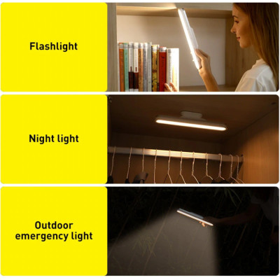 Đèn treo đế hít nam châm Baseus Magnetic Stepless Dimming Charging Desk Lamp Pro (1800mAh, 3000K - 5000K, 24h sử dụng liên tục, chống mỏi mắt)- Hàng chính hãng