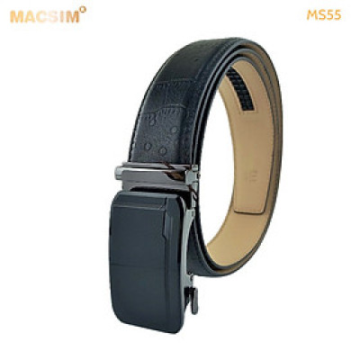 Thắt lưng nam da thật cao cấp nhãn hiệu Macsim MS54