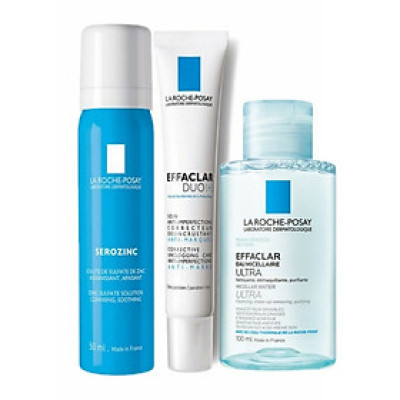 Bộ Sản Phẩm Chăm Sóc Da Mụn La Roche Posay