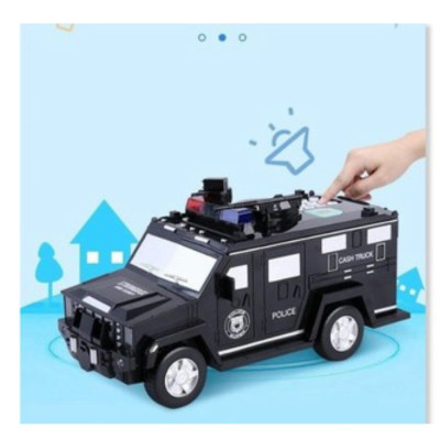 Ống Heo Tiết Kiệm Hình Xe Hơi Có Đèn Và Nhạc Cho Bé -PIN SẠC CÓ SẴN