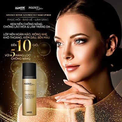 Kem nền đi nắng dưỡng trắng sáng da SUN PROTECT MAKEUP BASE BROAD SPECTRUM SPF50+ DAMODE chai 30ml