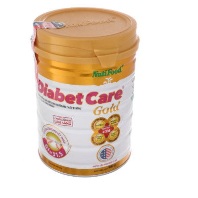 Combo 2 hộp sữa bột DIABETCARE GOLD hãng Nutifood giành cho người bị Đái tháo đường và tiền đái tháo đường-> Tặng ngay khăn lau đa năng