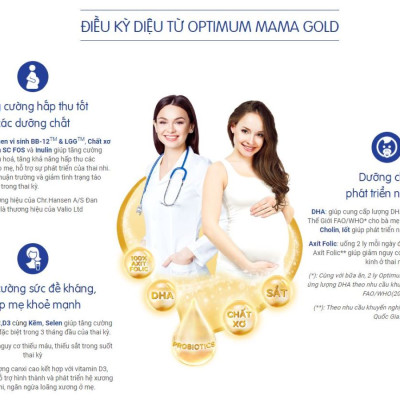 SỮA BỘT VINAMILK OPTIMUM MAMA GOLD- HỘP THIẾC 400G