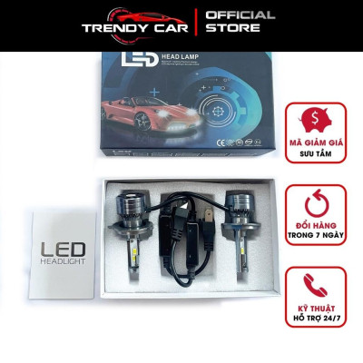 1 Cặp Bóng Đèn Pha LED H4 H7 H11 9005 HB4 6000K Cho Xe Hơi ​​Đèn LED Phá Sương Mù 12000LM Chuyên Dụng Cho Xe Hơi