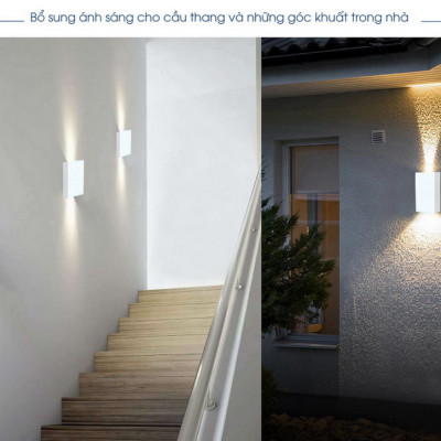 Đèn LED ốp tường đổi màu  Model: LN18 83x60/6W