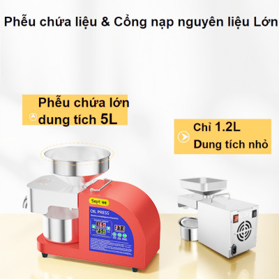 Máy ép dầu ăn thực vật chuyên nghiệp nâng cấp hoàn toàn mới thương hiệu Mỹ cao cấp Septree X10 - Hàng chính hãng (BH 1 NĂM)