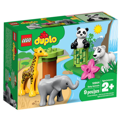 Đồ chơi lắp ráp: Bộ 4 Thú Cưng Hoang Dã của Bé - LEGO DUPLO 10904 ( 9 Chi tiết)