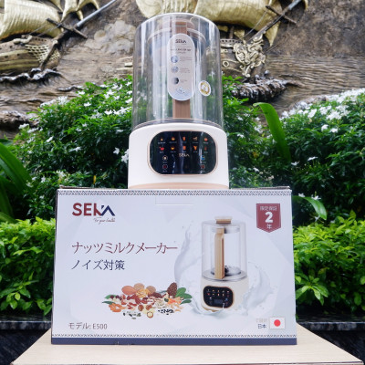 Máy Làm Sữa Hạt Cao Cấp SEKA E500 Chống Ồn, Chống Trào, Dung Tích 1.5L,10 Chức Năng (Model New) - Hàng Chính Hãng