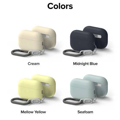 Vỏ Ốp dành cho AirPods Pro 2 RINGKE Silicone - Hàng Chính Hãng