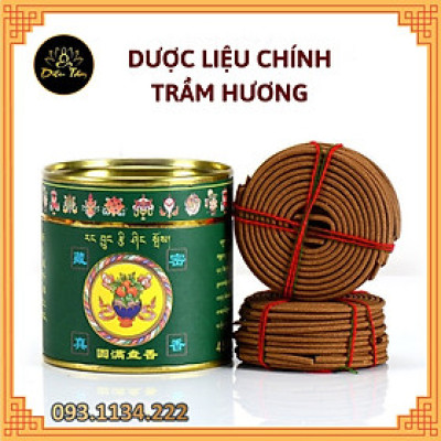 Trầm hương hương vòng Tây Tạng, thành phần nhang trầm hương sạch và thảo dược xông nhà đồ thờ cúng phong thủy