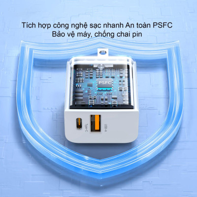 Sạc Nhanh Pisen Quick 30W 1C1A