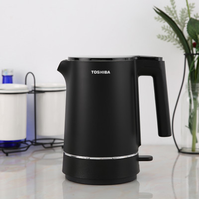 Bình đun siêu tốc Toshiba KT-15DS1NV - 1.5L - Inox 304 - Hàng chính hãng, bảo hành 12 tháng, chất lượng Nhật Bản