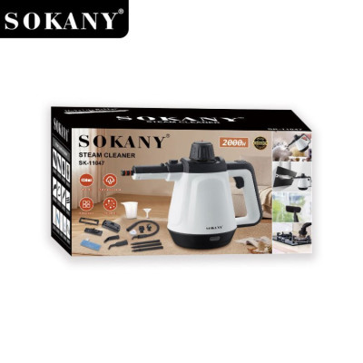 Máy làm sạch bằng hơi nước SOKANY SK-11047 công suất mạnh mẽ 2000W, nhiệt độ cao, áp suất lớn, dùng cho nhà bếp, gia đình - HÀNG CHÍNH HÃNG