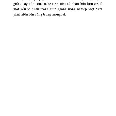 Nông Nghiệp Xanh Và Sạch - Trồng Rau Sạch Trong Nhà Vườn