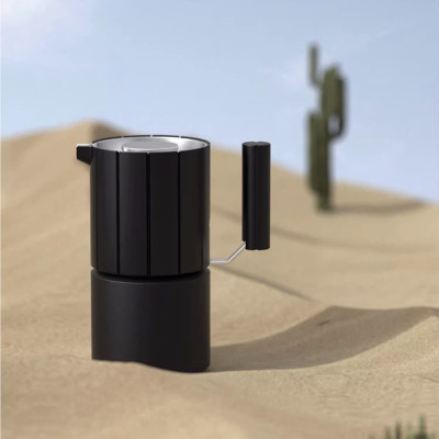 Bình pha cà phê Traveller Moka Pot nhôm CAFE DE KONA