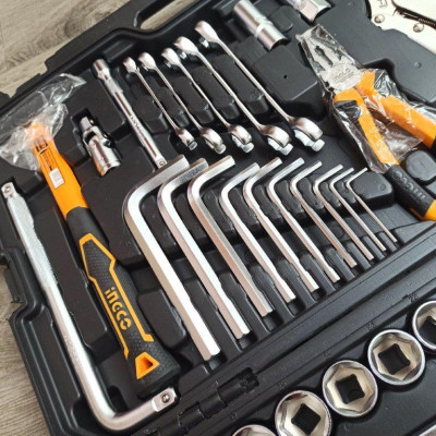 BỘ 142 MÓN CÔNG CỤ KẾT HỢP INGCO HKTHP21421 - HÀNG CHÍNH HÃNG