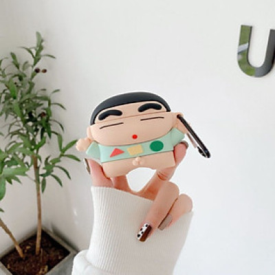 Bao case Silicon cho Airpods Pro 2/ Airpods Pro Hình Chai-en, Loa marshall, kurumi, shin bút chì hot Trend kèm móc treo_ Hàng chính hãng