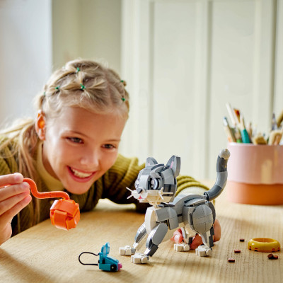 LEGO CREATOR 31163 Đồ Chơi Lắp Ráp Chú Mèo Tinh Nghịch (407 Chi Tiết)