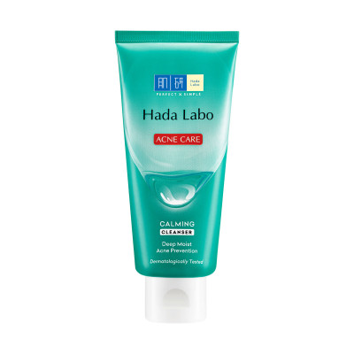 Sữa rửa mặt Hada Labo cho da dầu mụn, da nhạy cảm Hada Labo Acne Care Calming Cleanser 80g