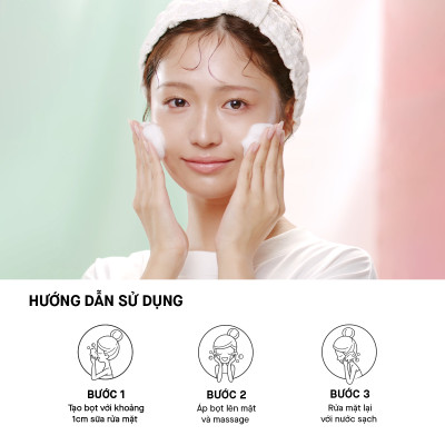 Sữa Rửa Mặt Thu Nhỏ Lỗ Chân Lông 80G Rosette Face Wash Pasta Sea Clay Smooth