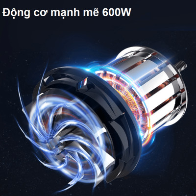 Máy thái rau củ quả đa năng chuyên nghiệp thương hiệu Septree ANS-A5, công suất 600W - Hàng Chính Hãng