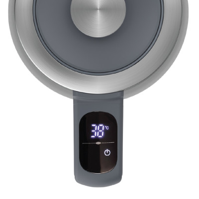 Ấm Đun Siêu Tốc Locknlock Smart Glow Glass Electric Kettle EJK276GRY 1.7L, Hàng Chính Hãng, 5 Mức Nhiệt - JoyMall